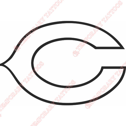 Chicago Bears Customize Temporary Tattoos Stickers NO.453